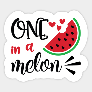 One In A Melon :) Sticker